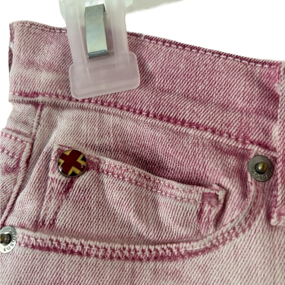 Hudson Jeans Baby Pink Krista Super Skinny Stretch Denim Pants - Picture 3 of 7